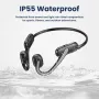 Слушалки Bohconn с костна проводимост, Bluetooth 5.3, отворени слушалки с микрофон, IPX6, снимка 3