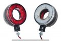  ЛЕД LED габарити за огледало с отвор, ОБЕЦИ , червено-бяло, 12-24V, снимка 1 - Аксесоари и консумативи - 35436241