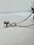 Сребърно колие с мойсанит (Диамант) 1 карат, снимка 11