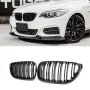 Бъбреци с двойни ребра тип M2 черен лак за BMW, снимка 1