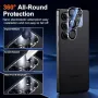 Нови Samsung S25 Ultra 2+2 закален стъклен протектор HD 9H защита Самсунг, снимка 4
