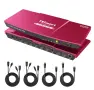 TESmart HKS202-Elite Двумониторен HDMI KVM превключвател за два компютъра, снимка 1