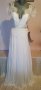 Булчинска сватбена дълга бяла рокля Asos, нова, с етикет, р-р S, снимка 11