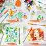 Ohuhu Marker Pens for Journal-маркери с два писеца тип "четка" и "тънкописец", комплект 40 цвята, на, снимка 7