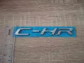 сребрист надпис емблема Toyota C-HR, снимка 3