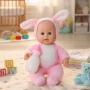 Интерактивна кукла бебе с костюм на животно – говори, смее се и плаче (30 см), снимка 8