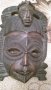Стара дървена МАХАГОНОВА маска АФРИКА 20327, снимка 3
