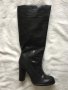 Нови маркови дамски ботуши Cable, 40 номер, естествена кожа, черни без цип, с ток, чисто нови, снимка 6