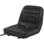 vidaXL Универсална седалка за трактор, черна（SKU:142317, снимка 1 - Други стоки за дома - 44679413