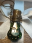 Старинно шише за парфюм с окачване, снимка 3