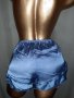 PRIMARK  M/L Сиво сини сатенени бикини , снимка 3