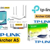 Wi-Fi Рутери TP-Link Archer A5 и C20 Dual Band, снимка 1 - Рутери - 44279574