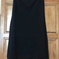Черна официална двупластова пола, снимка 1 - Поли - 40599011