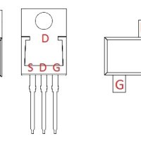 IRLZ44N MOSFET-N транзистор Vdss=55V, Id=47A, Rds=0.022Ohm, Pd=110W, Logic Level (управлява се с 5V , снимка 2 - Друга електроника - 42546433