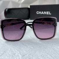 CH 2024 дамски слънчеви очила с лого квадратни , снимка 3 - Слънчеви и диоптрични очила - 44657871