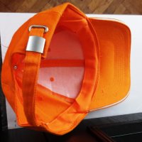 Унисекс (дамска/мъжка) шапка с козирка - оранжева, снимка 3 - Шапки - 37549314
