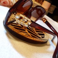 Дамски слънчеви очила / кафяви / интересна рамка с детайл + Подарък Кутия/Опаковка, снимка 3 - Слънчеви и диоптрични очила - 37599559