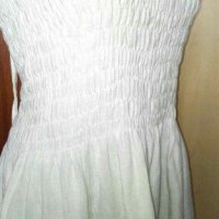 Снежно бяла рокля/пола🍀❤S,M,L,XL❤🍀арт.4368, снимка 2 - Рокли - 37217980