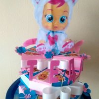 Картонена торта Baby Cry , снимка 1 - Други - 31933956