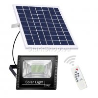 Соларен LED прожектор с панел – 400W, снимка 1 - Соларни лампи - 38417621