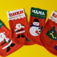 Коледно чорапче с име , снимка 4 - Коледни подаръци - 42863363