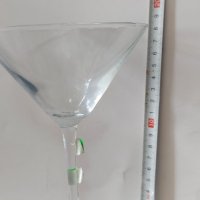 Чаши стъкло за мартини, снимка 1 - Чаши - 42635254