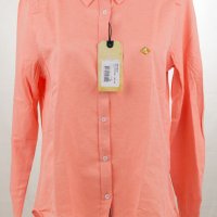 Дамска риза от памук в оранжев меланж Sir Raymond Tailor - L, снимка 2 - Ризи - 42822043