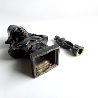 Стара бронзова фигурка Наполеон Бонапарт -било е печат и др, снимка 5 - Други ценни предмети - 44742093