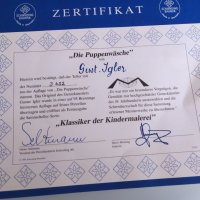 Баварски порцелан рисувана чиния, сертификат, снимка 3 - Антикварни и старинни предмети - 34521775