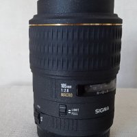 Sigma AF 105 mm f/ 2.8 EX Macro - Canon EF, снимка 1 - Обективи и филтри - 30081402