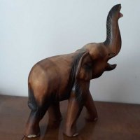 Дървен слон 40х30см., снимка 5 - Декорация за дома - 31219135
