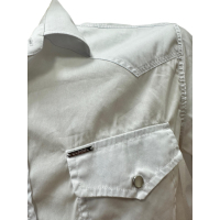 Мъжка риза DIESEL размер M бяла, снимка 2 - Ризи - 44589650