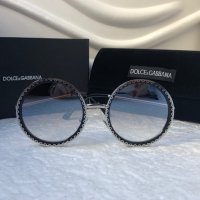Dolce & Gabbana DG Дамски слънчеви очила кръгли овални, снимка 1 - Слънчеви и диоптрични очила - 38832189