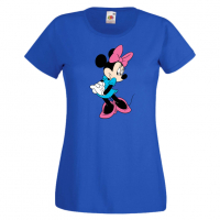 Дамска тениска Minnie Mouse 7 Подарък,Изненада,Рожден ден,, снимка 2 - Тениски - 36530791