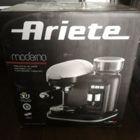 Кафемашина Ariete Espresso Moderna с кафемелачка и ръкохватка еспресо кафе машина, снимка 7 - Кафемашини - 42742460