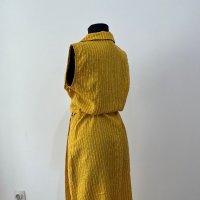 Жълта дамска рокля, снимка 6 - Рокли - 42055117
