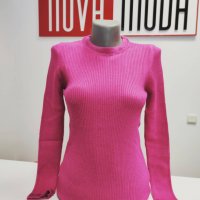 Цикламена блуза, снимка 1 - Блузи с дълъг ръкав и пуловери - 31294366