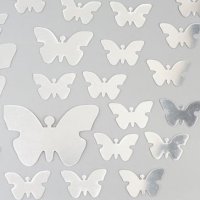 12 бр Пеперуди Огледални акрилни стикери декорация за стена и мебел pvc, снимка 2 - Други - 38209286