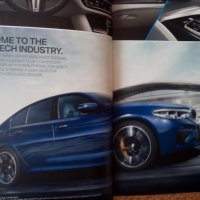 Предлагам списание брошура книга каталог за автомобил BMW M5 от 2019 г., снимка 4 - Други ценни предмети - 23870257
