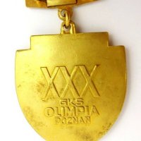Медал-Знак-За заслуги-Олимпия Полша-Спорт-Футбол, снимка 5 - Колекции - 34075290