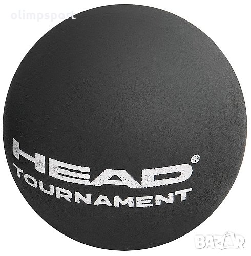 Комплект от 3 топки за скуош HEAD TOURNAMENT нов Изработени от изключително мека каучукова смес. Оси, снимка 1
