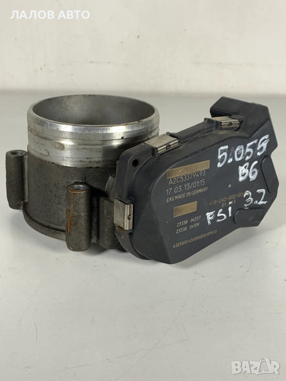 Дроселова клапа Фолксваген Ауди 3.2 FSI Droselova klapa Vw Audi 3.2 FSI A2C53379493, снимка 1