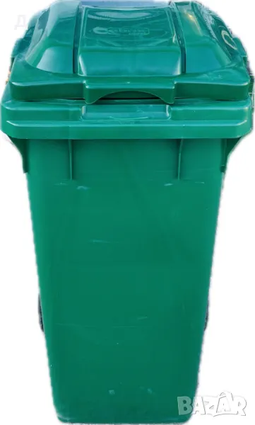 120л зелен кош / кофа за боклук, снимка 1