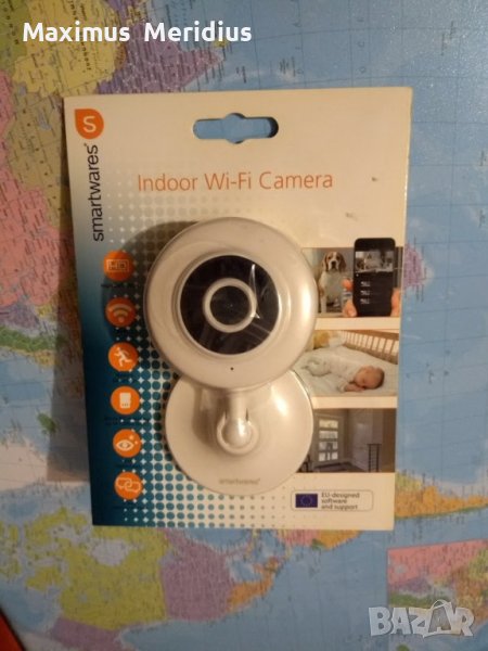 Smartwares вътрешна безжична WiFi  камера бебефон, снимка 1