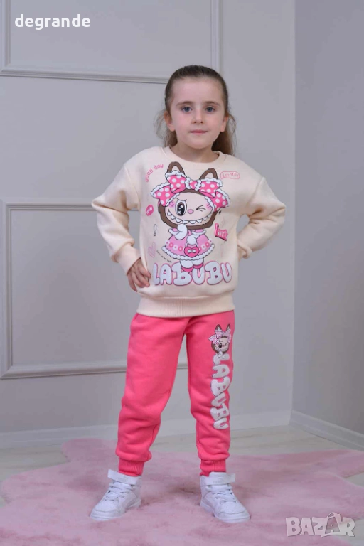 Ватиран детски комплект с Лабубу, снимка 1