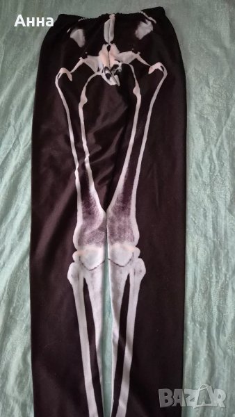 клин за Хелуин с кости скелет, снимка 1