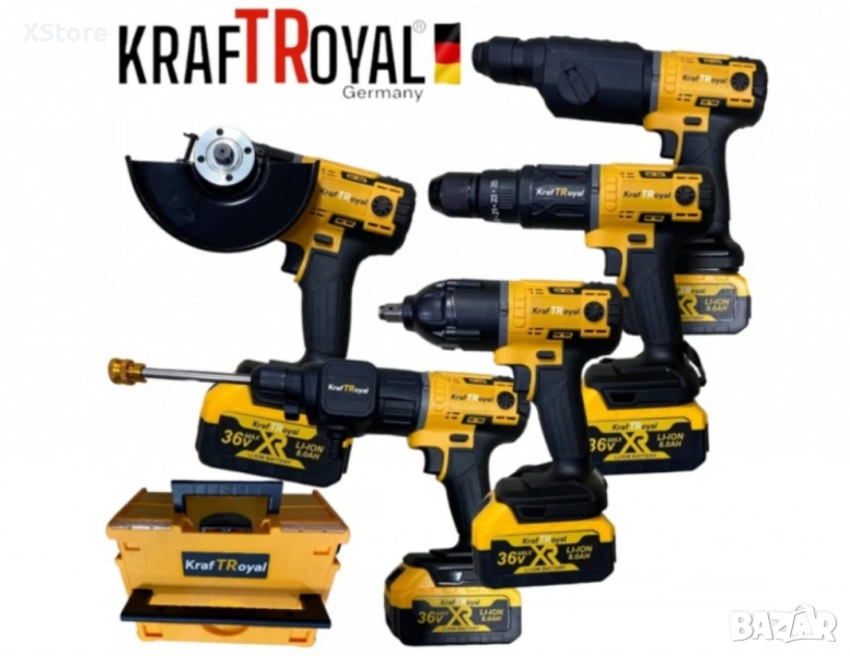 5в1 универсален комплект KraftRoyal с 5 приставки, снимка 1