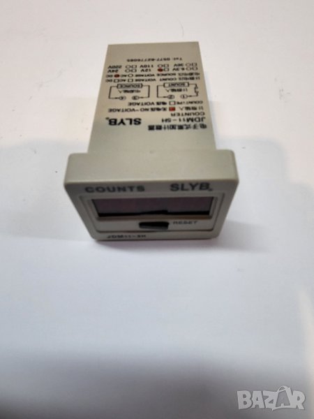 Електронен цифров брояч на импулси JDM11-5H  захранване 12 волта  от 0 до 99999 импулса, снимка 1