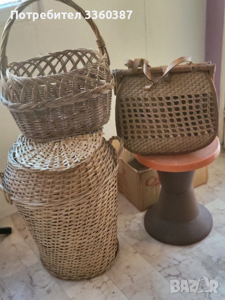 страхотни стари плетени предмети, снимка 1