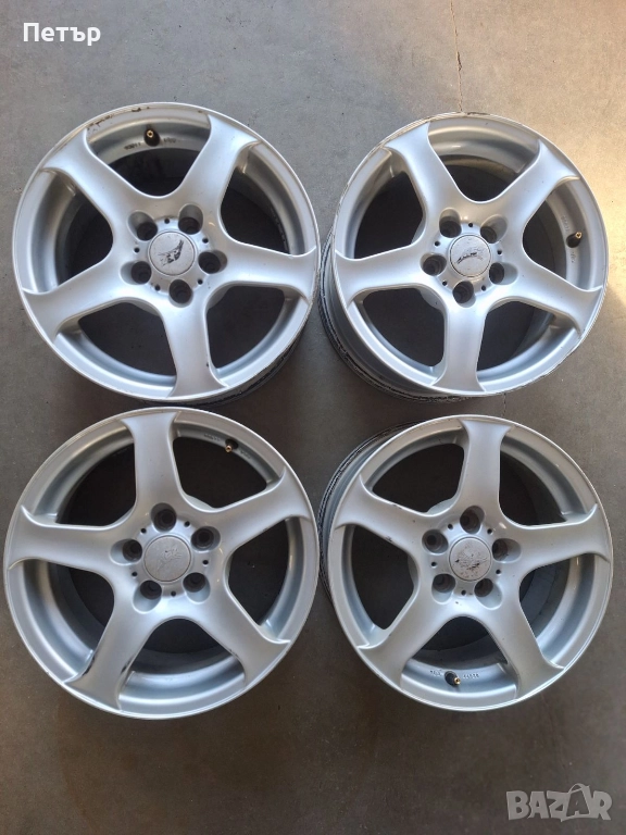АЛУМИНИЕВИ ДЖАНТИ ЗА ФОЛСВАГЕН АУДИ ШКОДА СЕАТ СУБАРУ -5Х100-15 цола, снимка 1